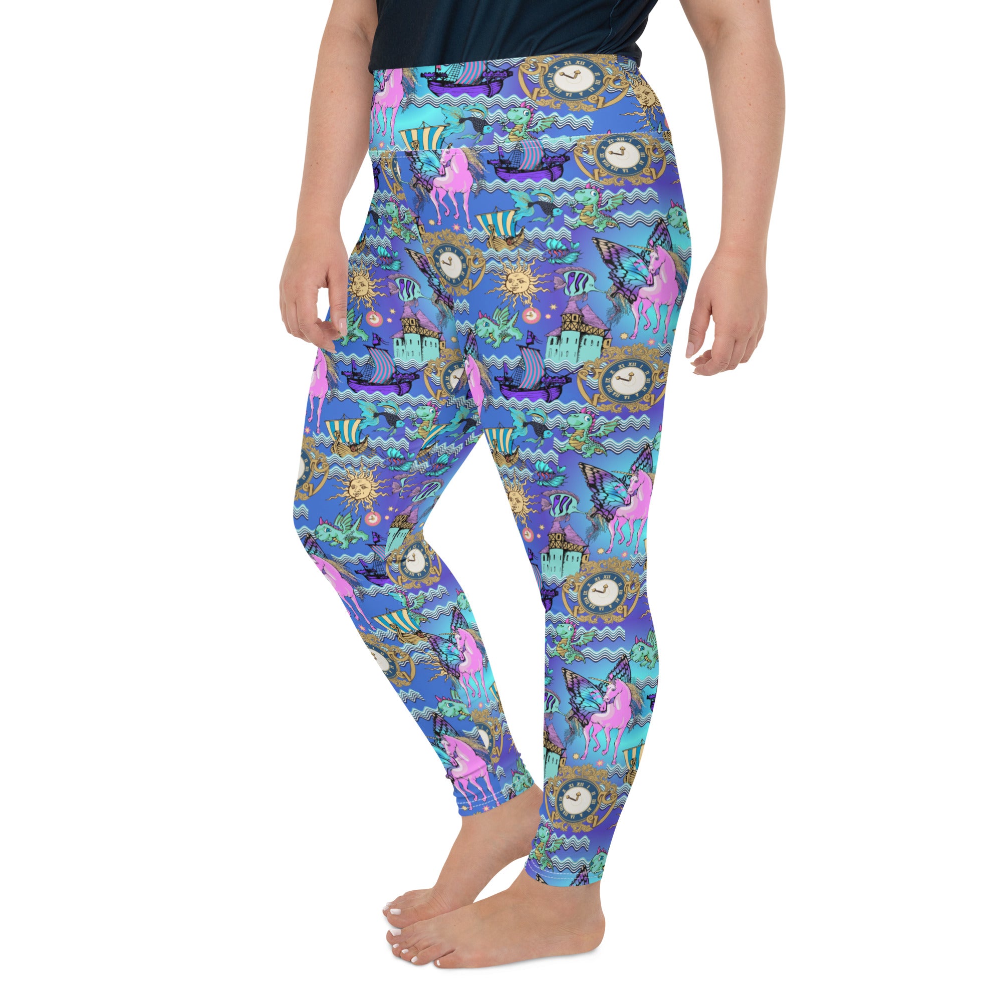 Mystical Fantasy World Leggings | Plus Size